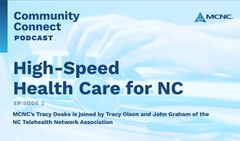 MCNC Community Connect Podcast Episode 2: High-speed Health Care for NC