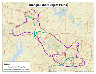Triangle Fiber Project Paths