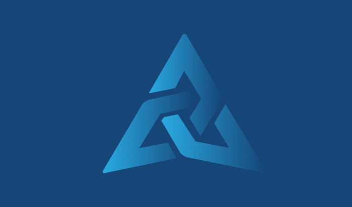 MCNC Triangle Logo on Blue Background