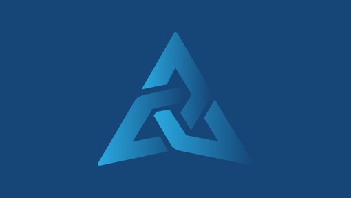 MCNC Triangle Logo on Blue Background