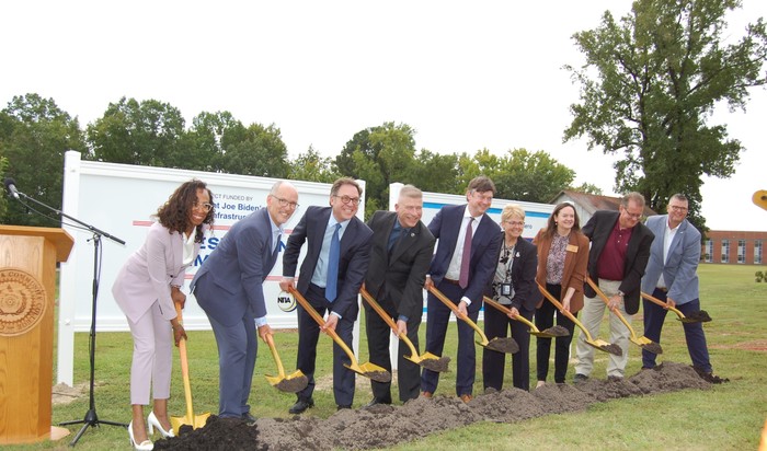 MCNC HERO Project Groundbreaking Golden Shovels 2024